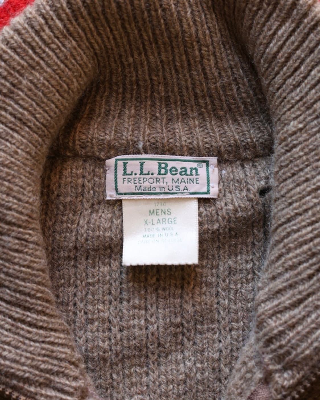 엘엘빈 80s 풀 집업 드라이버 울 니트 가디건 상품이미지2