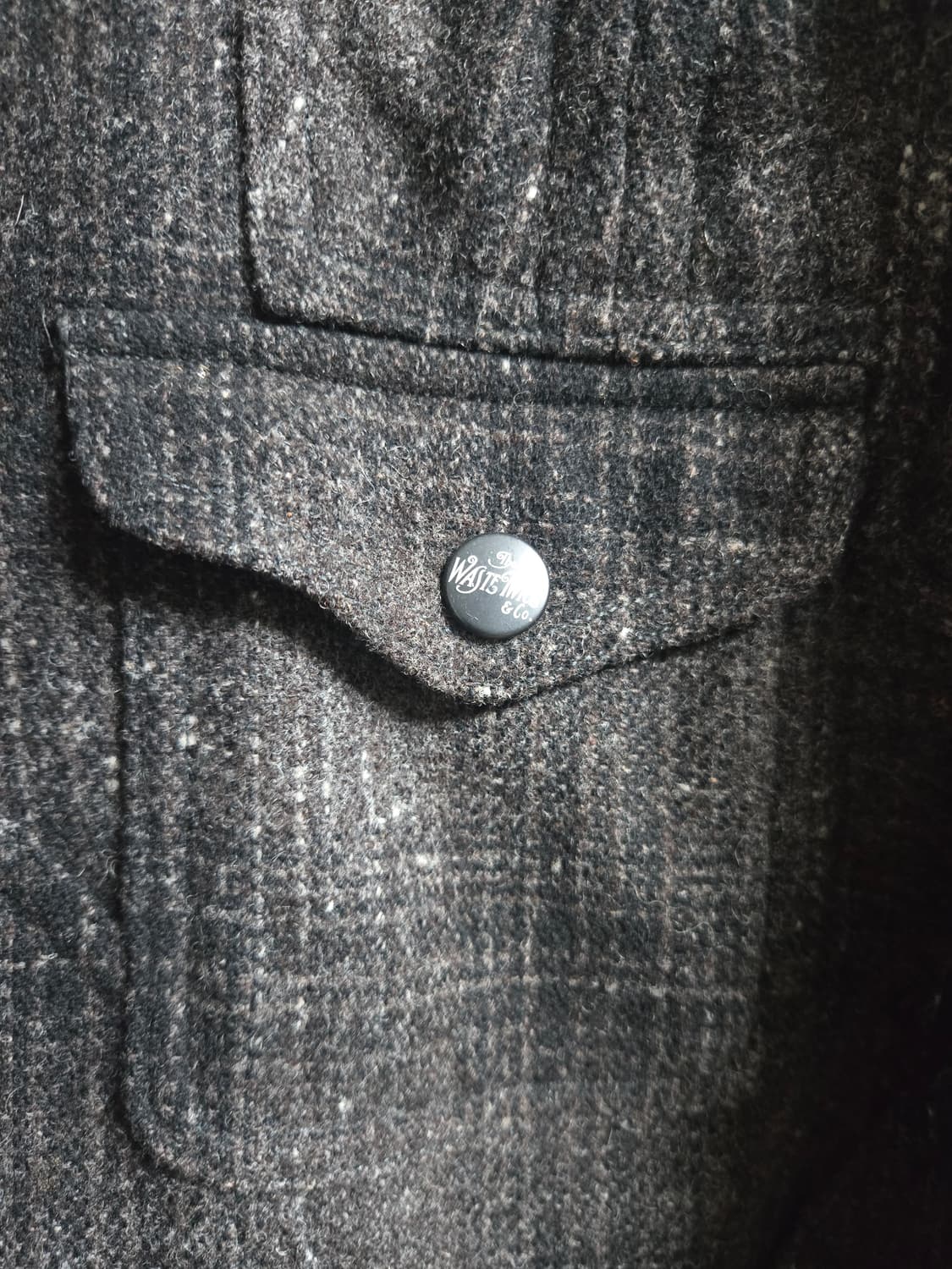 The Waste Twice & Co. 헤비 울 후드 아노락 상품이미지7