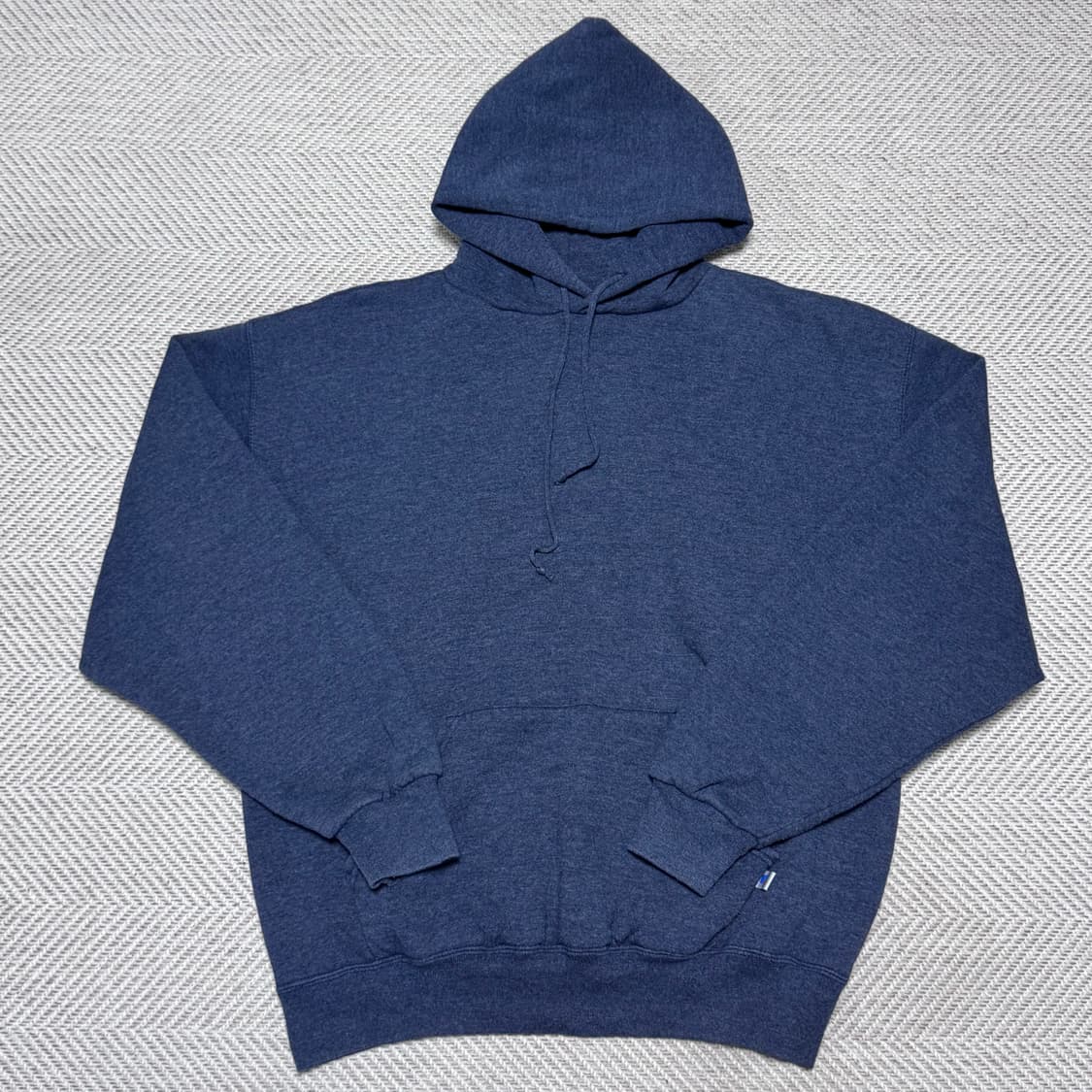 (L) 00s 빈티지 러셀 애슬레틱 네이비,그레이 후드 상품이미지1