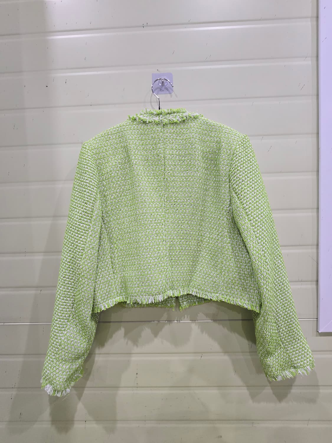 트위드 크롭 자켓 그린 상품이미지8