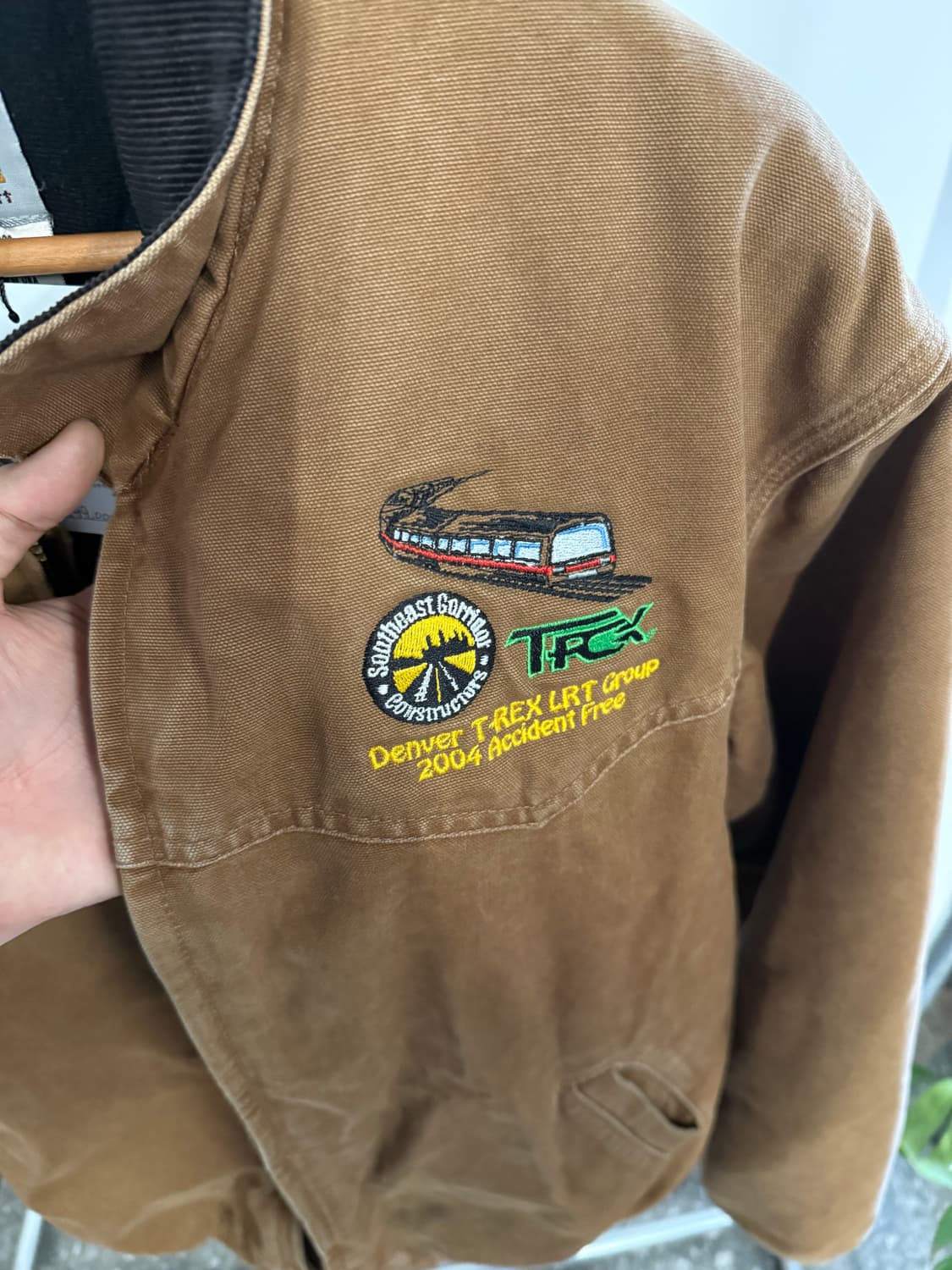 Carhartt 칼하트 디트로이트 자켓 브라운 L 상품이미지3