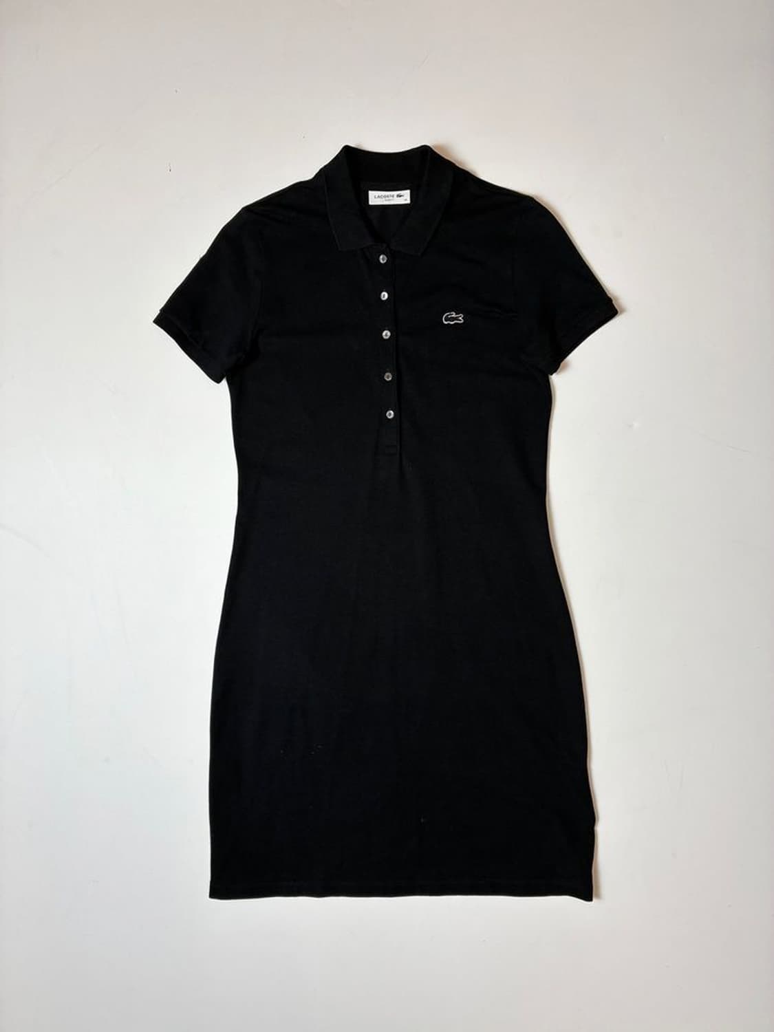 라코스테 우먼스 코튼 반팔 카라 원피스 PN9662 상품이미지1