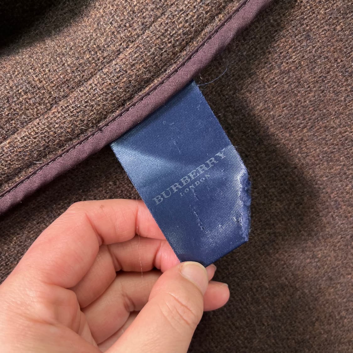 105 버버리 떡볶이 후드 코트 상품이미지6