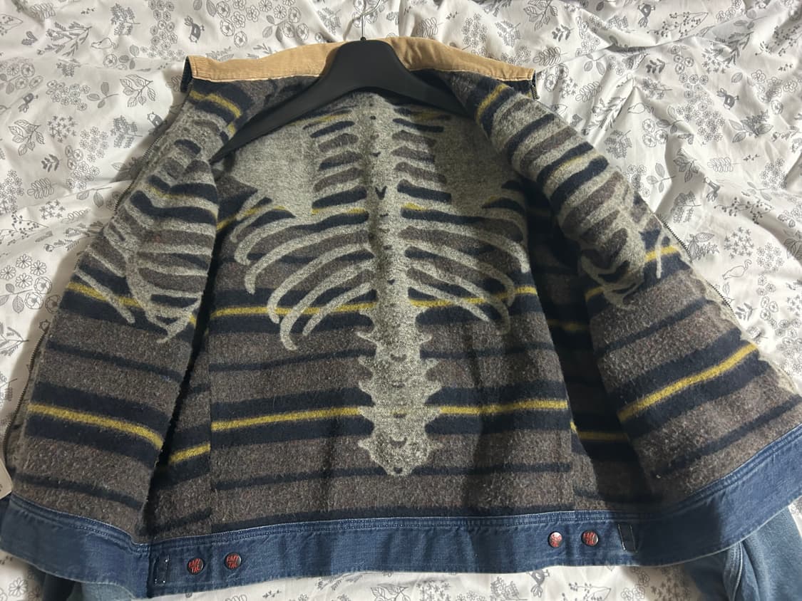 캐피탈 11.5oz 데님 본 라이닝 리버시블 자켓 팝니다 상품이미지2