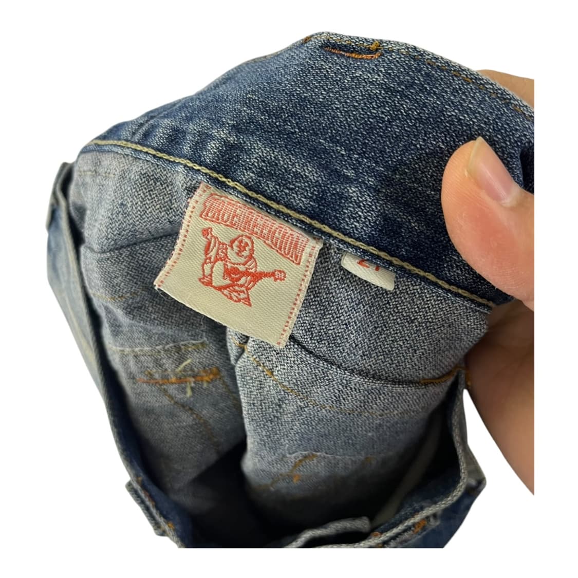 [True Religion] 트루릴리전 데님 미니스커트 상품이미지5