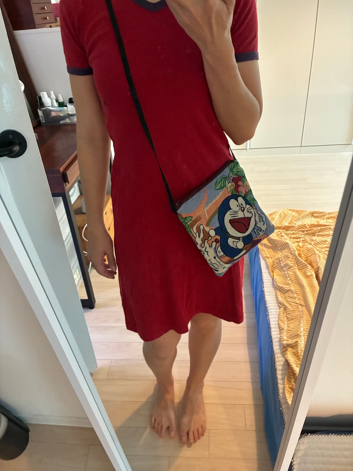 도라에몽 미니 사코슈 크로스백 💙 상품이미지6