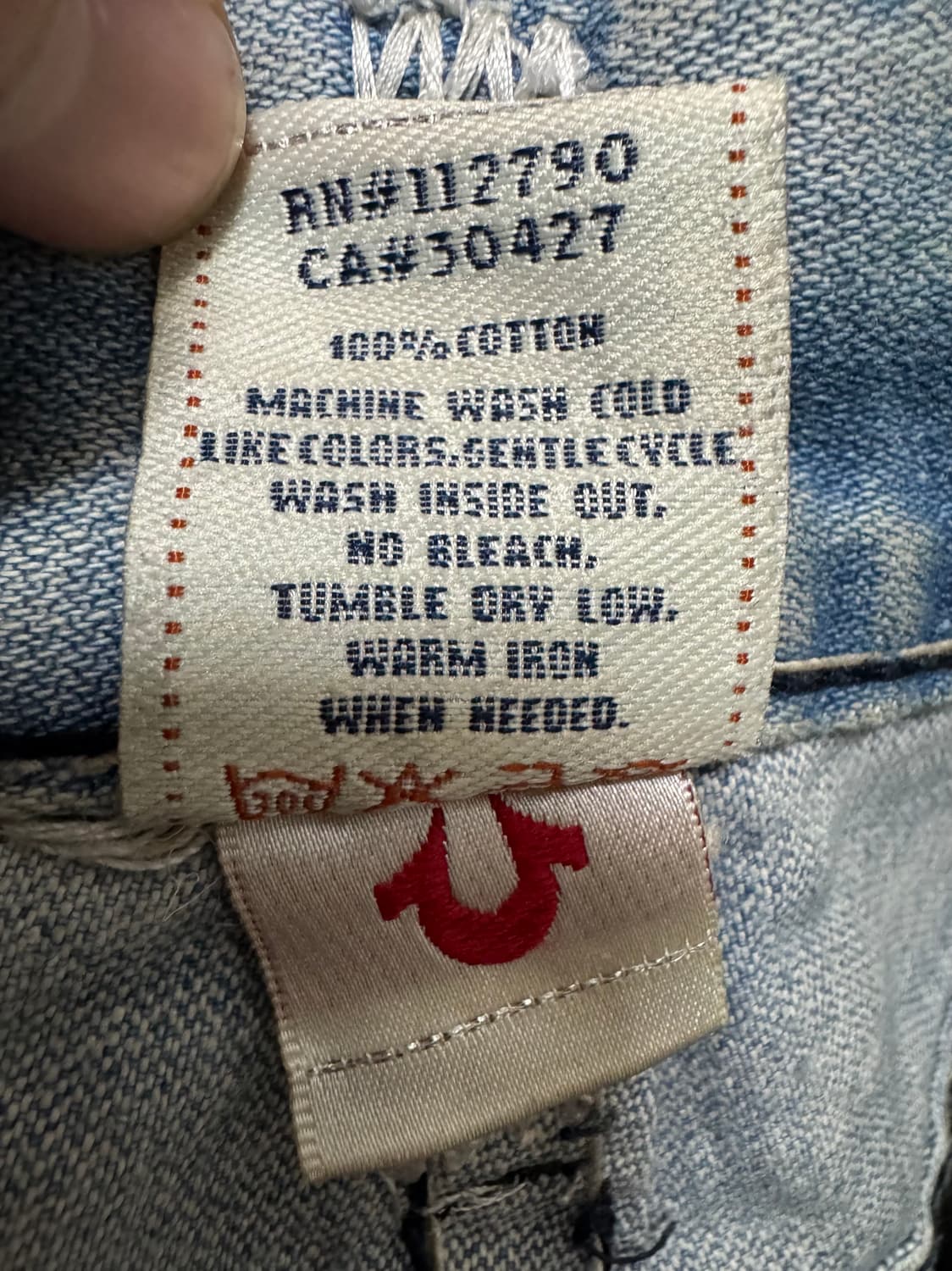 트루릴리전 월드투어 플레어 부츠컷 데님팬츠 상품이미지6