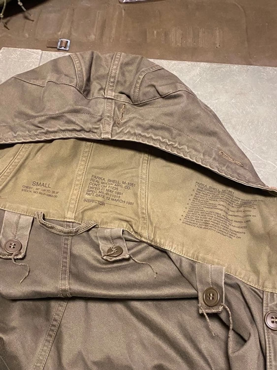 더 리얼 맥코이 M-51 피시테일 파카 상품이미지3