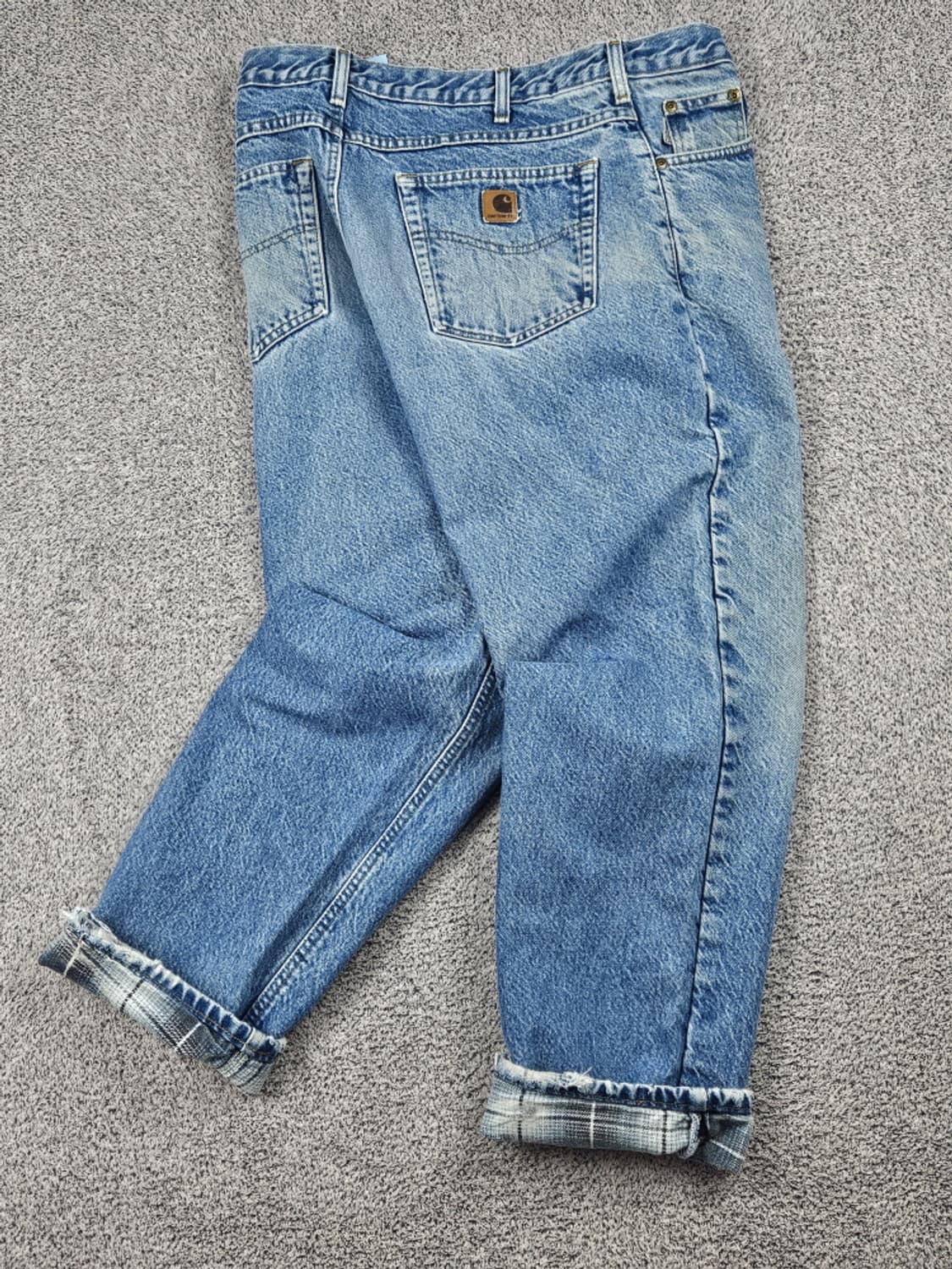 칼하트 헤비 플란넬 데님 워크 팬츠 ( 36 X 30 ) / 10374 상품이미지4