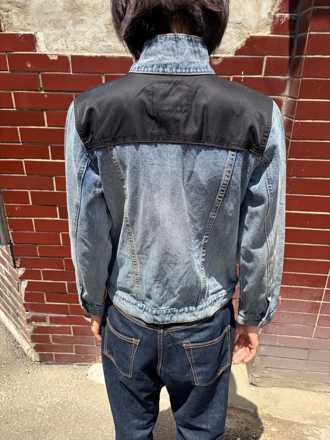 Levi’s 투톤 데님 집업 자켓 S 상품이미지2