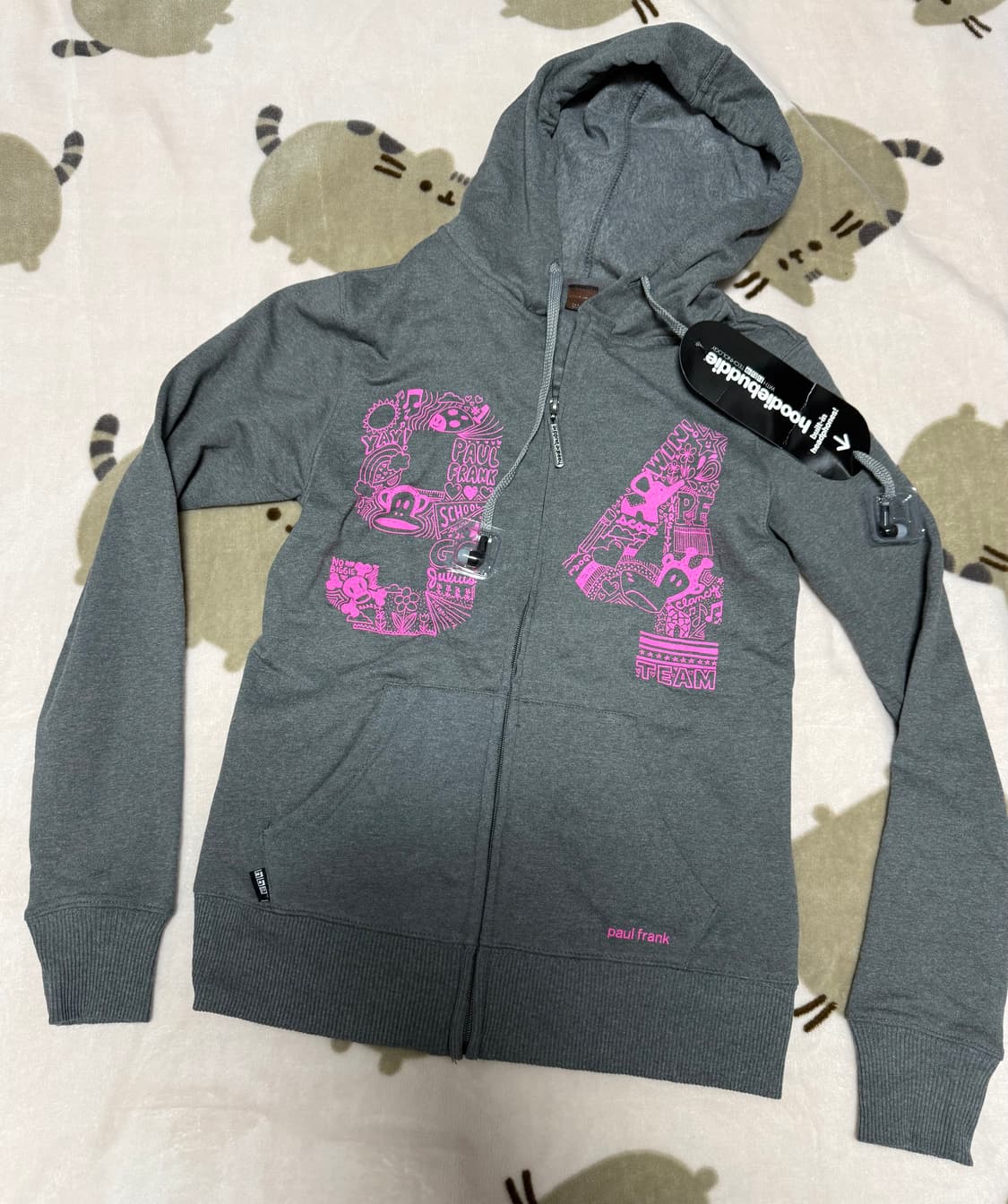 폴프랭크 후디버디 헤드폰 후드집업 상품이미지1