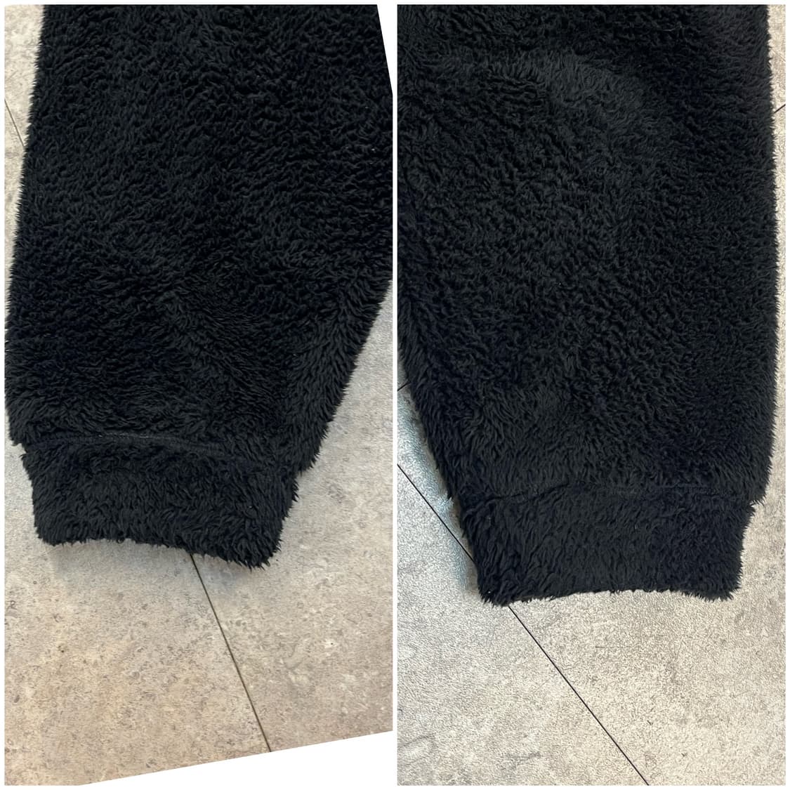 후아유 퍼플리스 후드집업 블랙 L #csz2258 상품이미지8