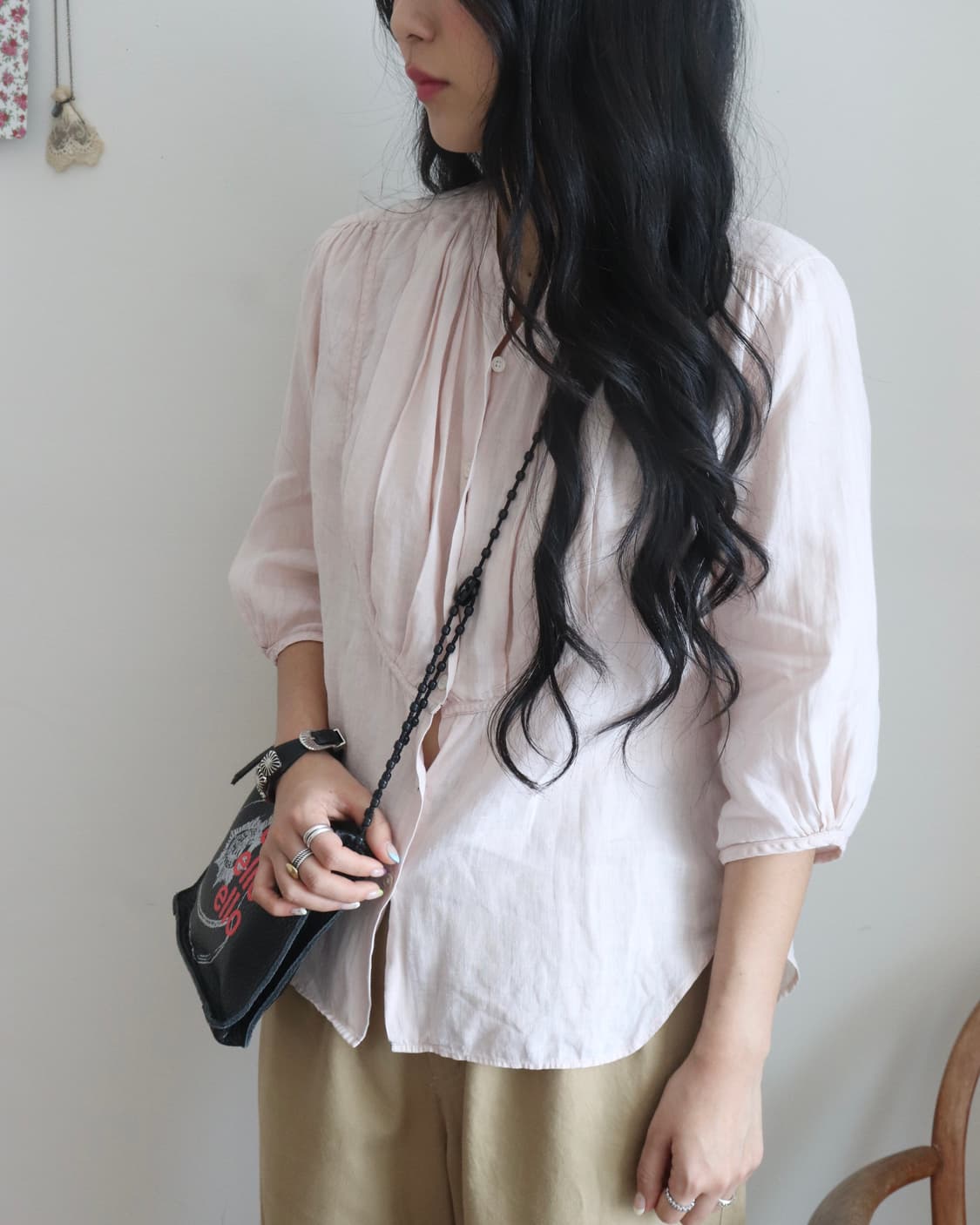 [Margaret Howell] Linen Gather Shirt 상품이미지7