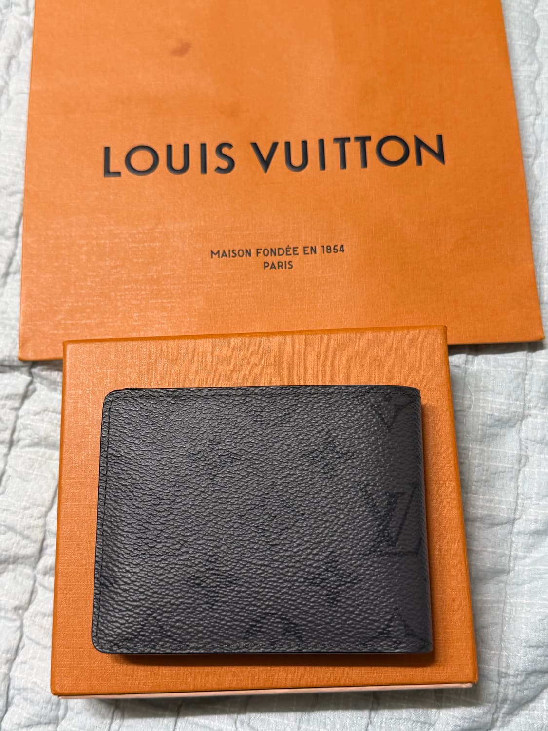 루이비통 모노그랩 이클립스 반지갑 그레이 신형 상품이미지2