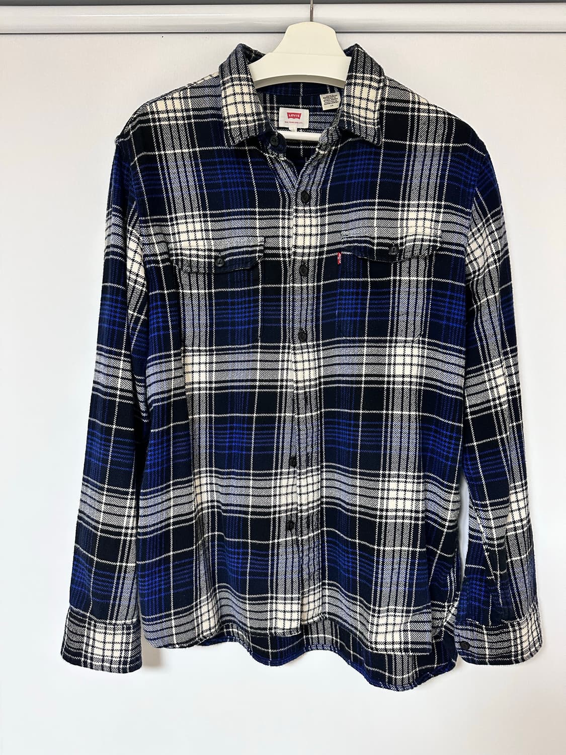 리바이스 체크 플란넬 셔츠 (L) 상품이미지1