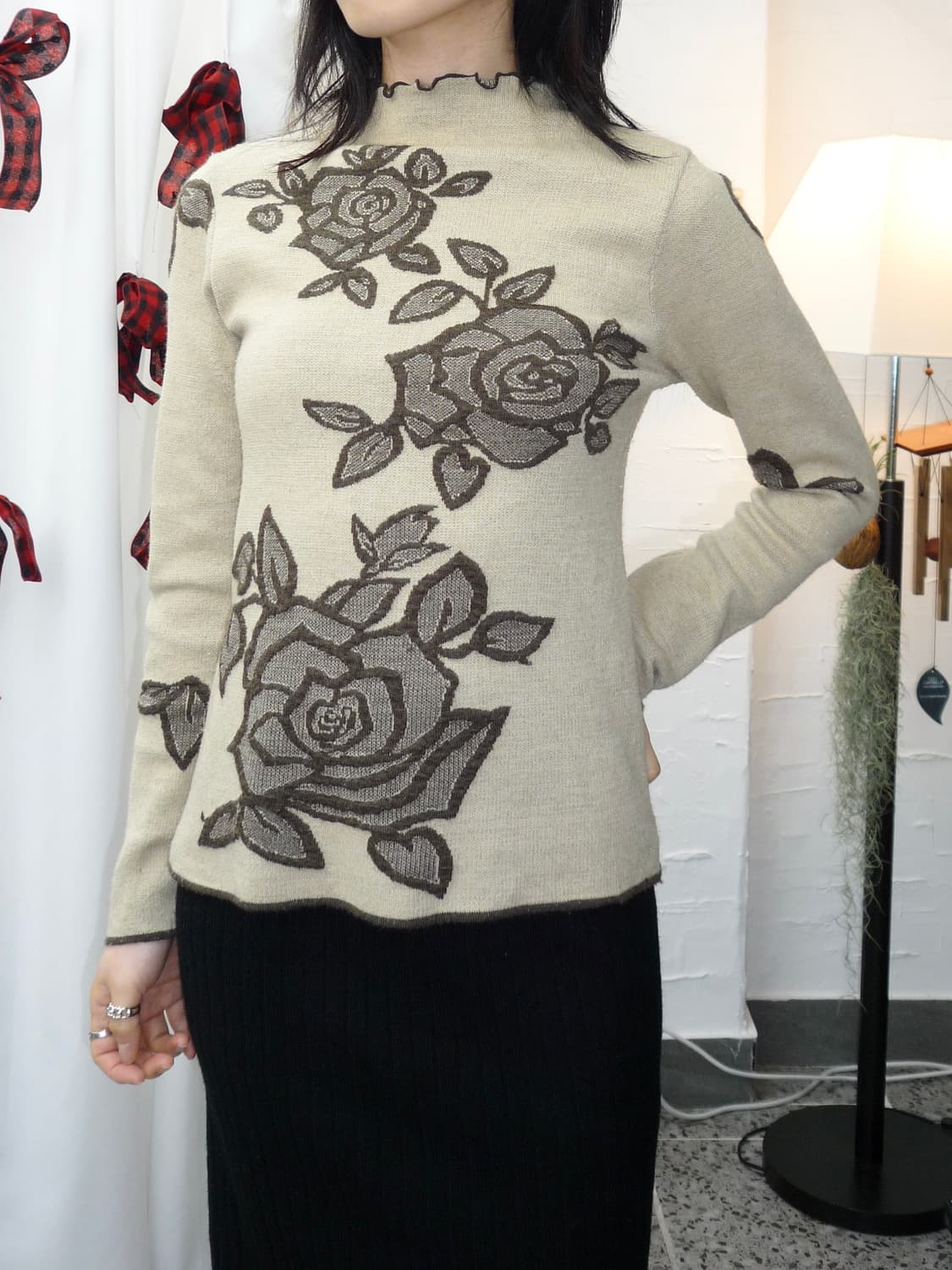 Antique rose knit 상품이미지2