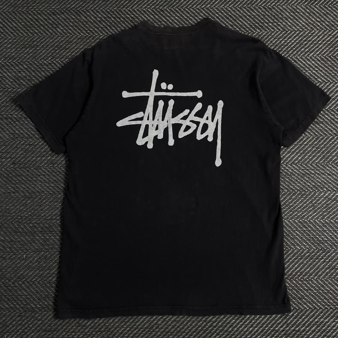 스투시 베이직 빅로고 박시핏 블랙 티셔츠y 3486 상품이미지2