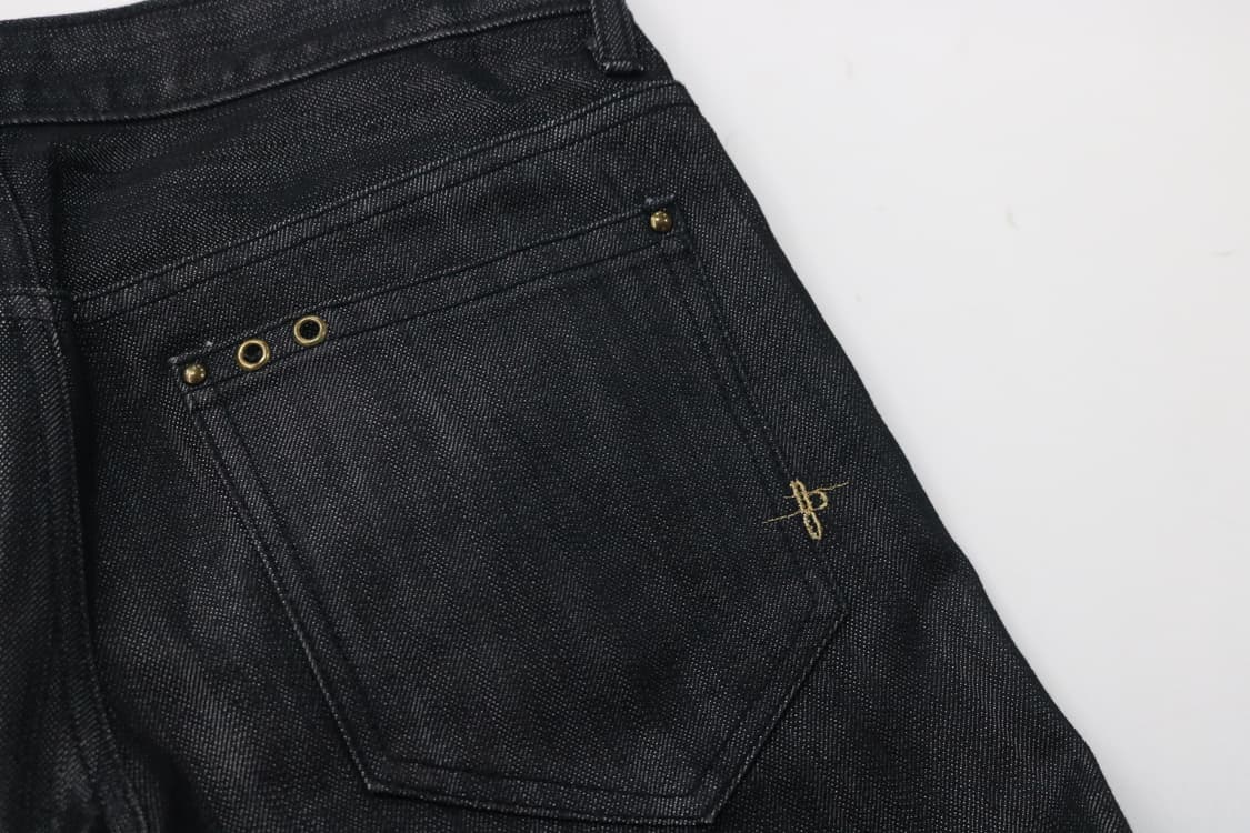 세븐포올맨카인드 빈티지 블랙 데님 부츠컷 팬츠 상품이미지9