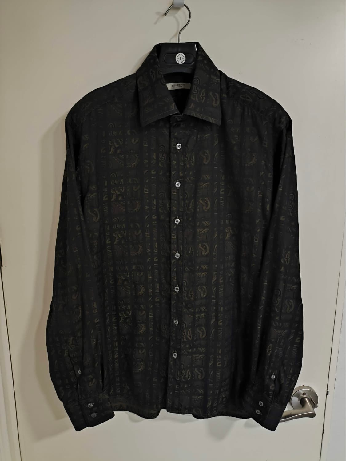 XL 버버리 희귀 패턴 노바체크 셔츠 상품이미지2