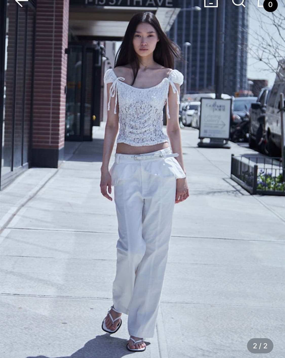 세릭 셔링 하프 탑 상품이미지1