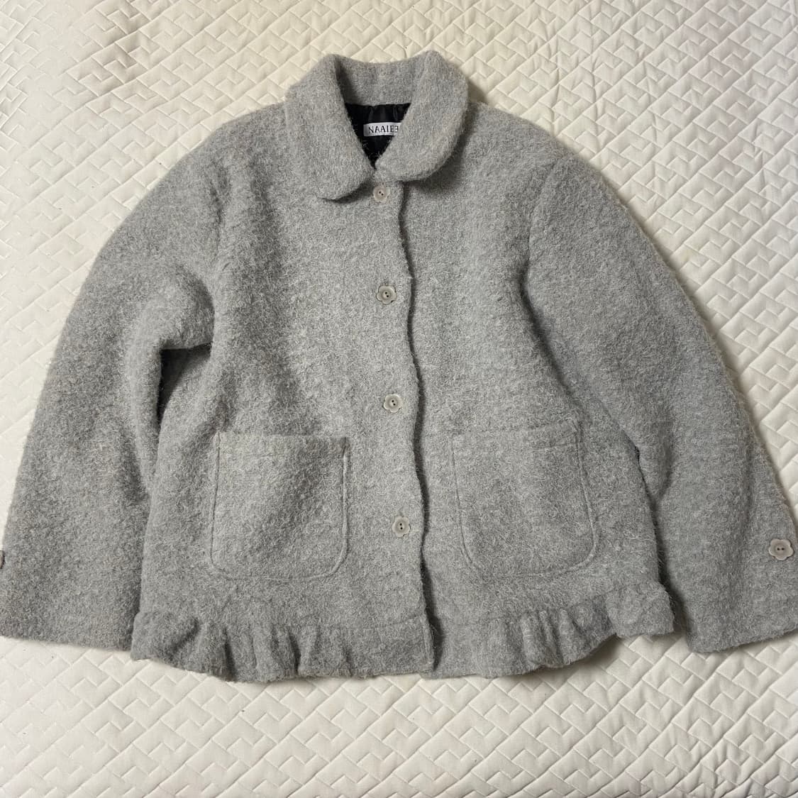 나이엔 라운드 플라켓 숏 코트 상품이미지2