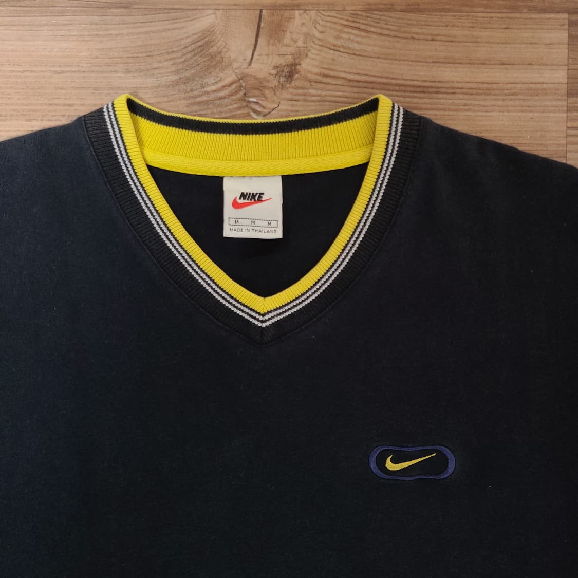 90s 나이키 올드 빈티지 브이넥 링거티 링거 반팔 티셔츠 (100) 상품이미지2