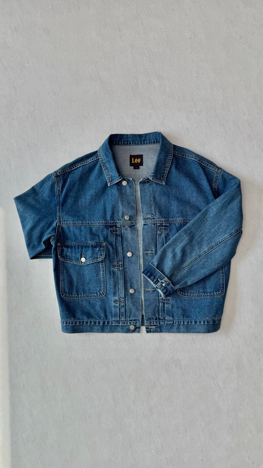 Lee 데님 트러커 자켓 L 인디고 상품이미지2