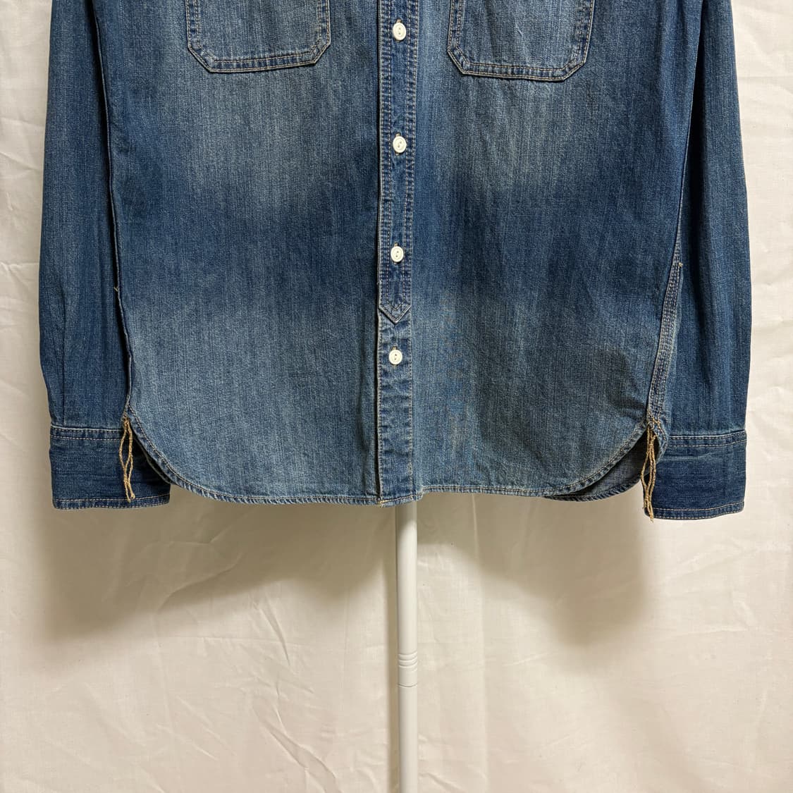 휴스턴 데님 워크셔츠 / 중청, L 상품이미지3