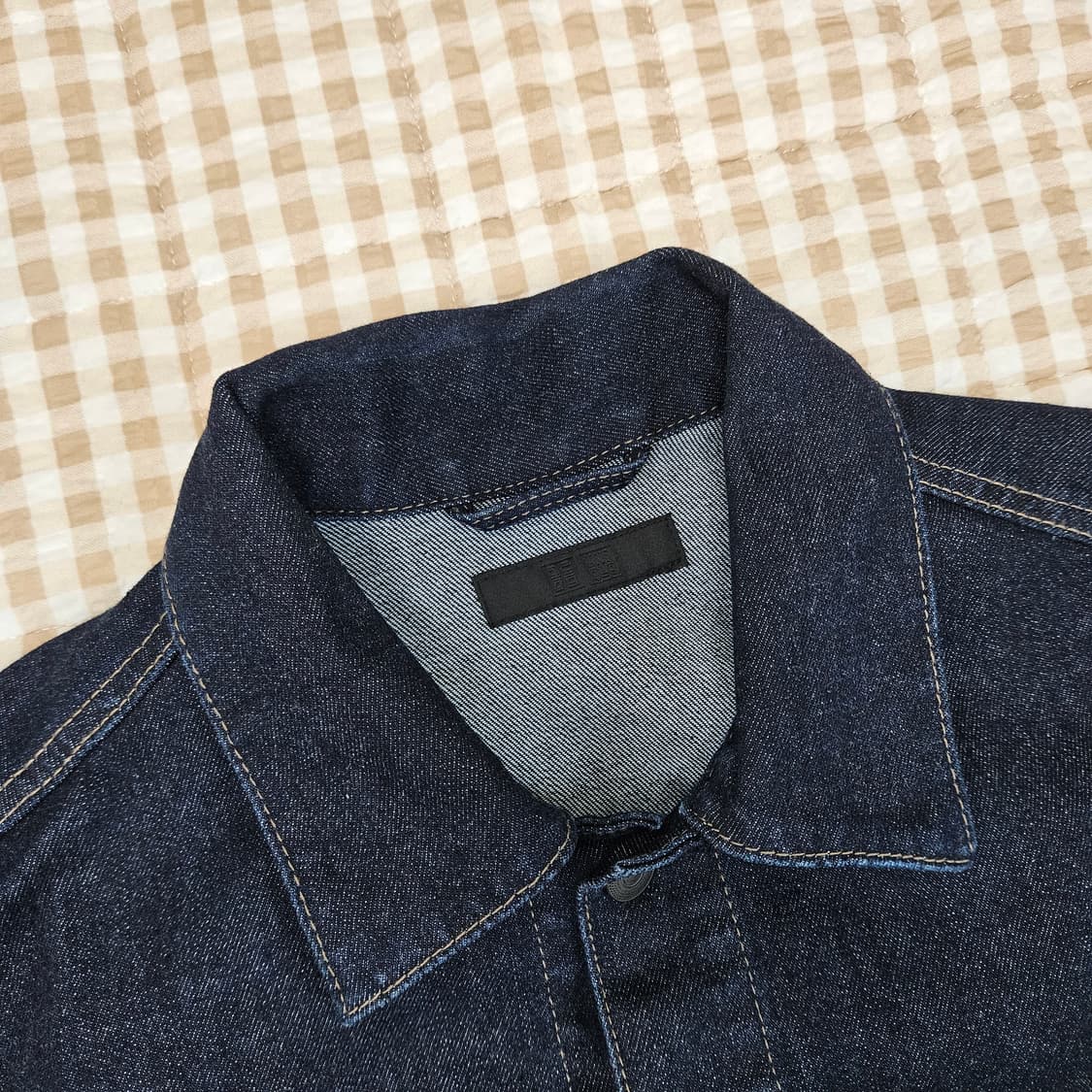 유니클로 데님 청자켓 남자100 상품이미지2