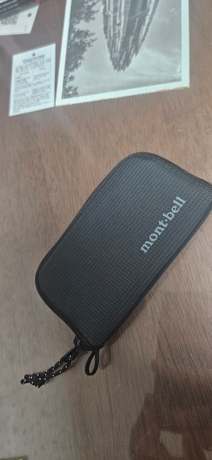 몽벨 미니 지퍼 월렛 블랙 상품이미지3