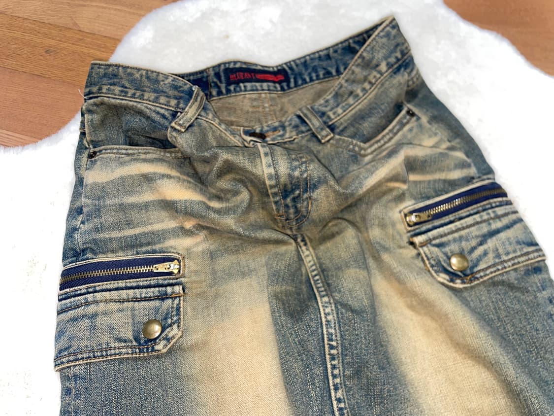 Vitage denim midi skirt 상품이미지1