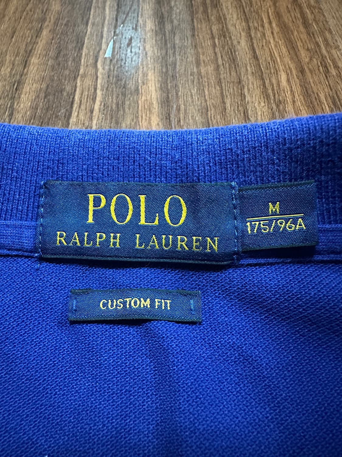 (M) 폴로 빅포니 치프키프 이탈리아 국기 반팔 카라티셔츠 블루 상품이미지3
