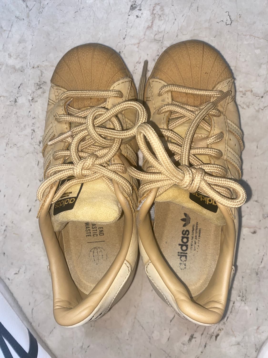 아디다스 슈퍼스타 골든베이지 된장 220 상품이미지1