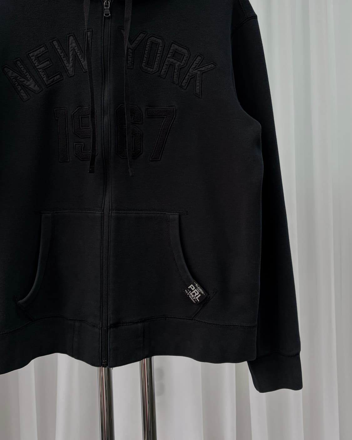 [L]폴로 랄프로렌 NEW YORK 블랙 후드집업 상품이미지5