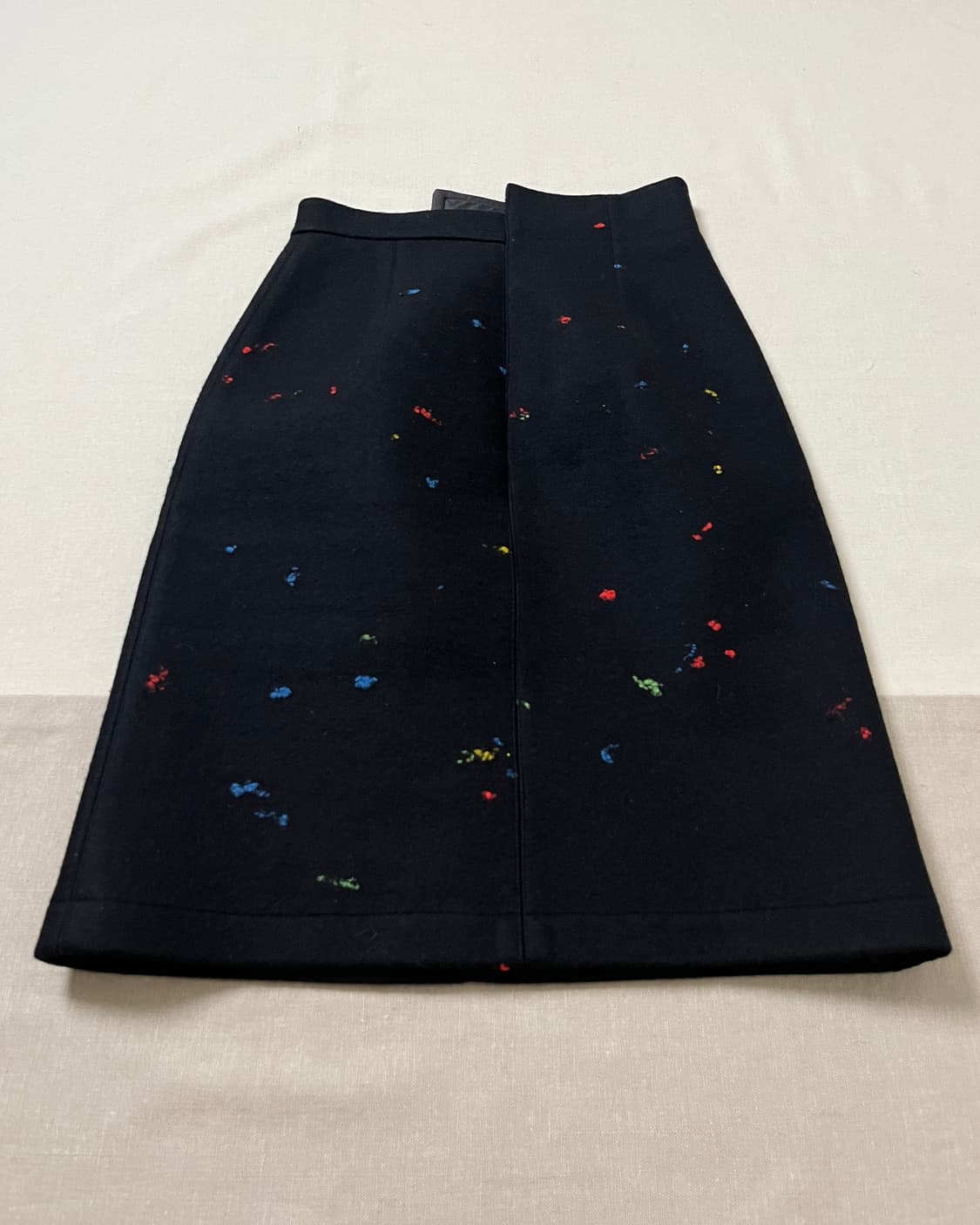 80s 꼼데가르송 네프 멜튼 울 스커트 comme des garcons 상품이미지4