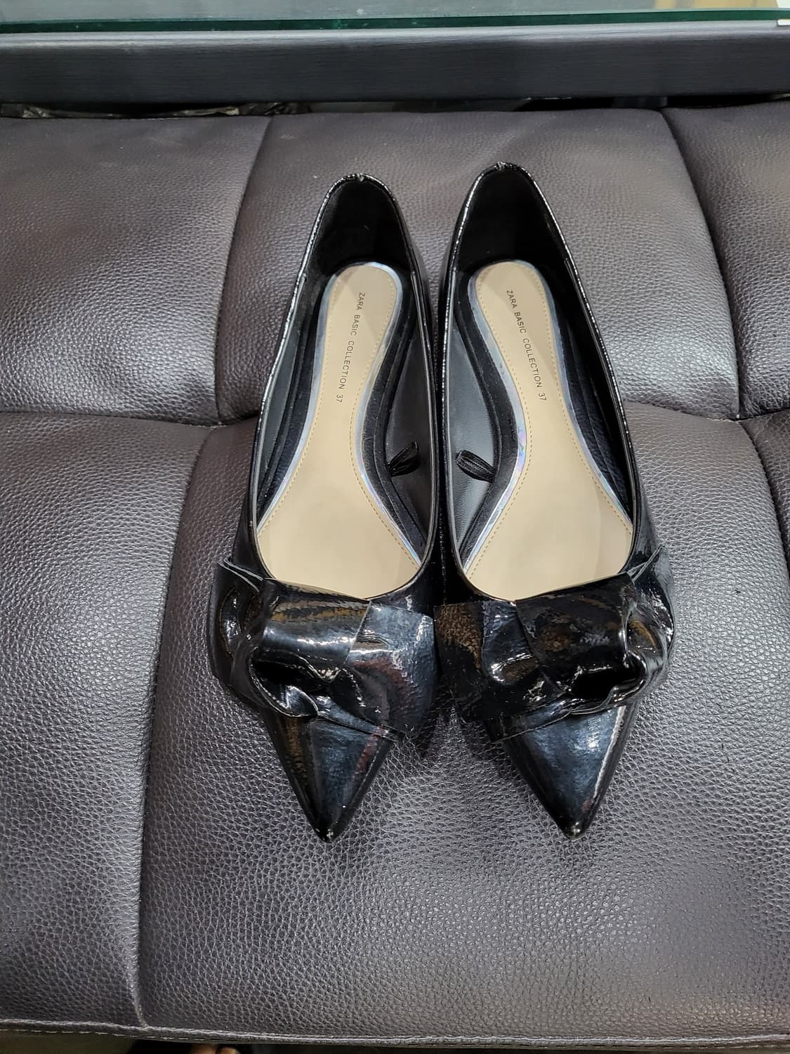 자라 리본 플랫슈즈 상품이미지1