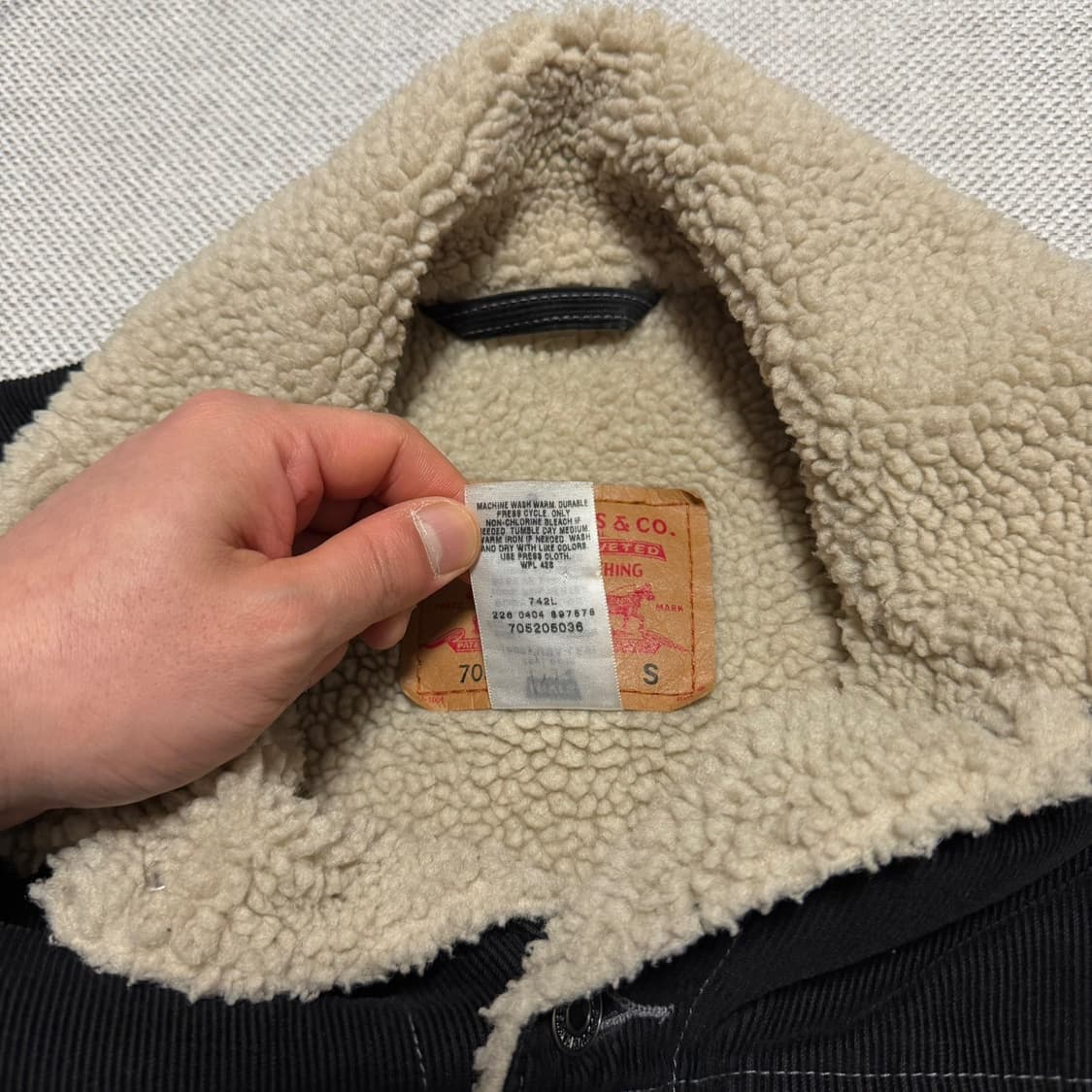 리바이스 코듀로이 쉐르파 트러커 자켓 상품이미지4