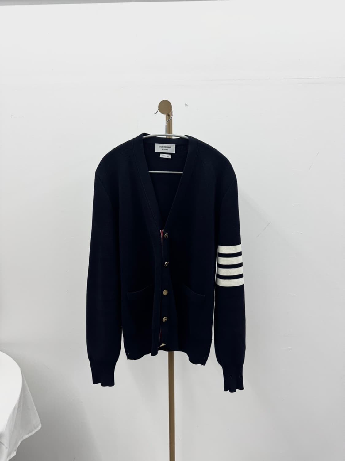 [3] 톰브라운 밀라노스티치 금장 가디건  3 size 상품이미지1