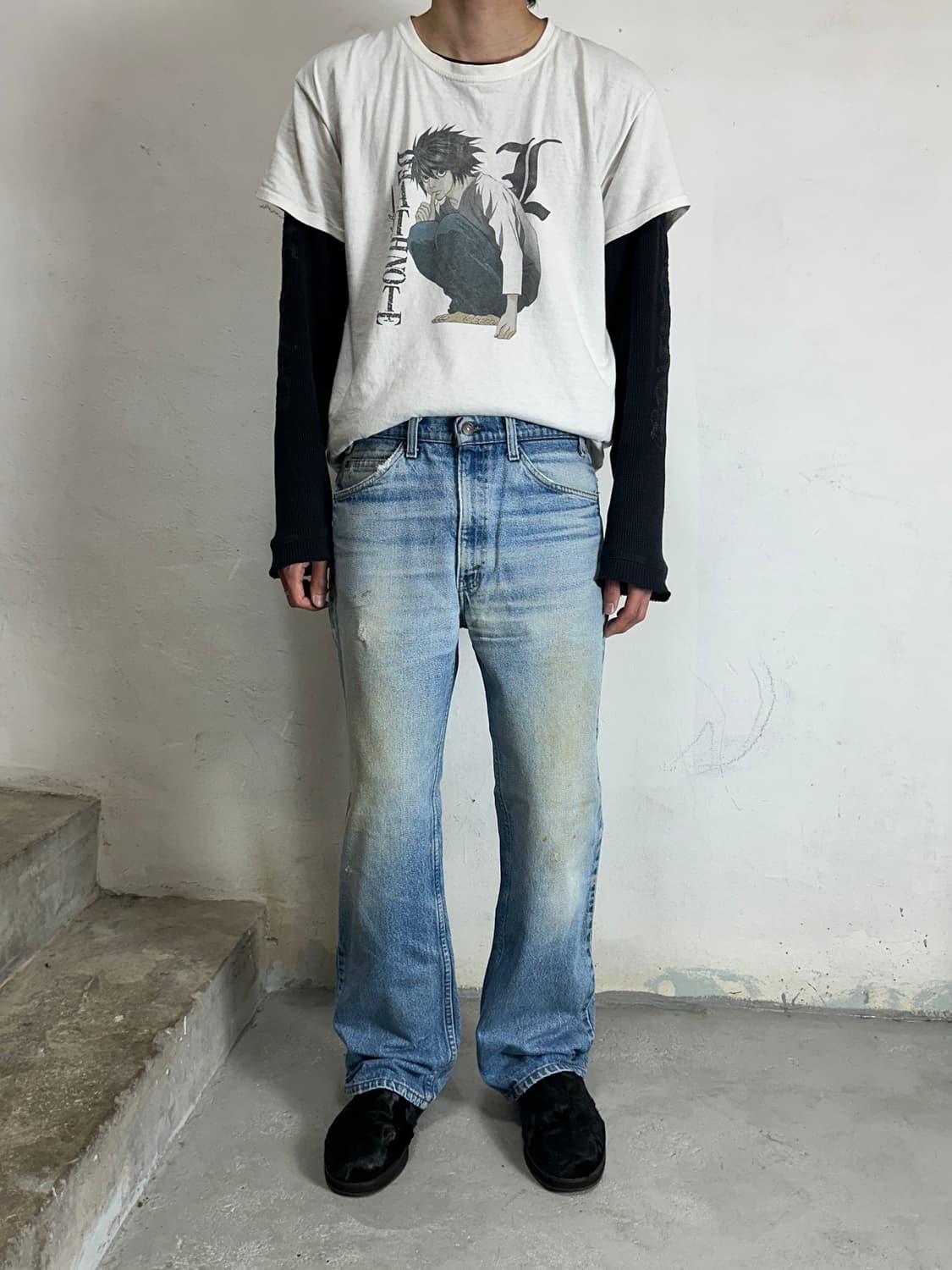 80’s USA 빈티지 리바이스 517 오렌지탭 부츠컷 리바이스 청바지 상품이미지2