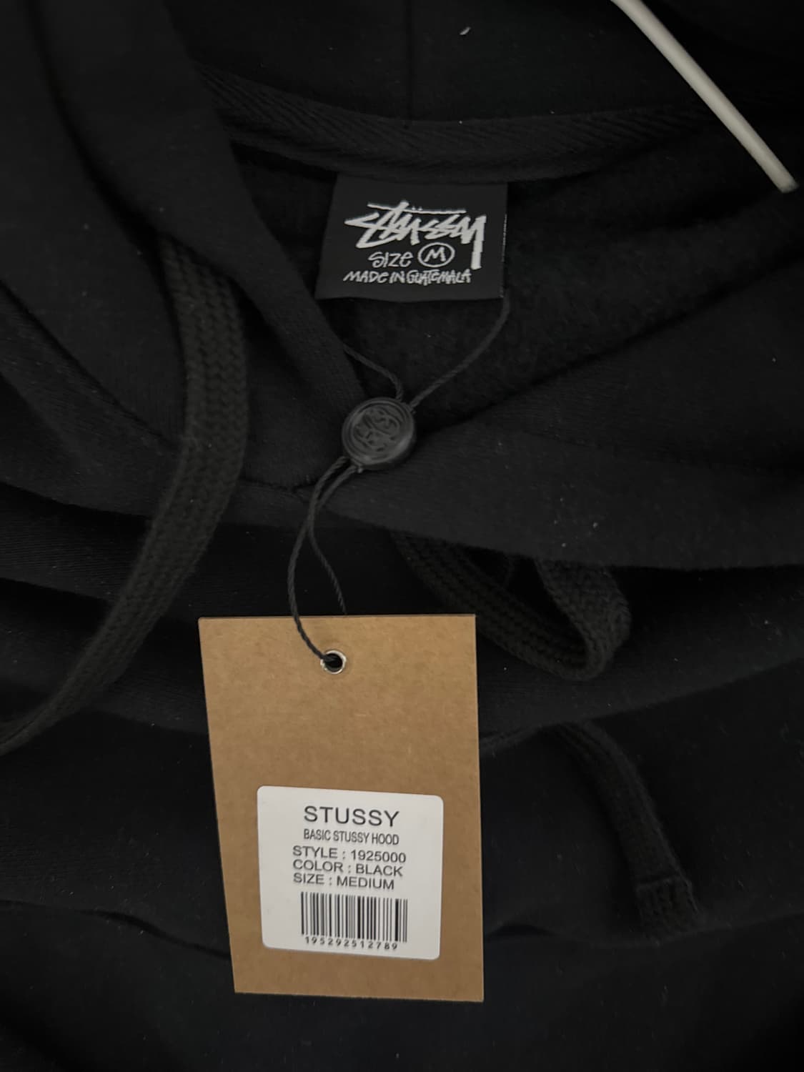 스투시 블랙기모후드 상품이미지3