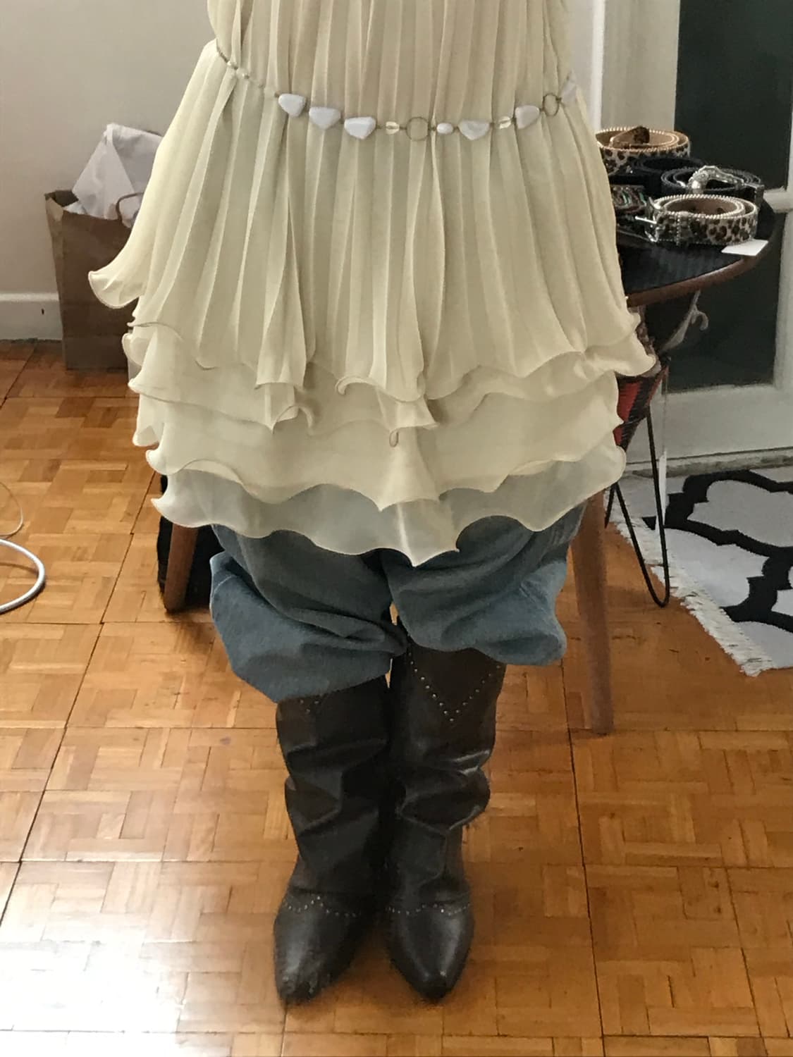 vintage ruffle one-piece 상품이미지3