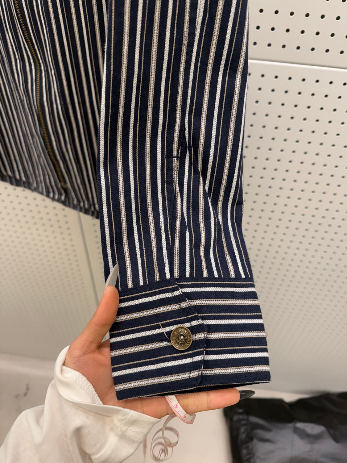 빌랜드 빈티지 스트라이프 패턴 셔츠 자켓 U849 상품이미지4