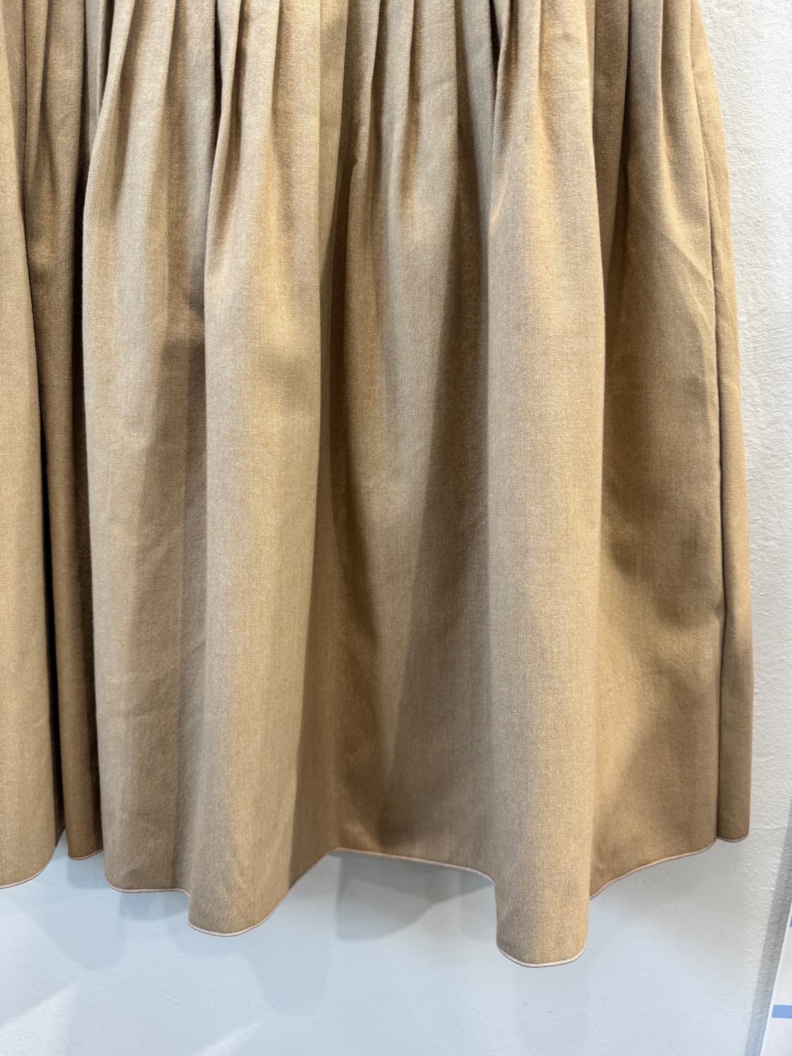 japan vintage 2단 플리츠 스커트 상품이미지5