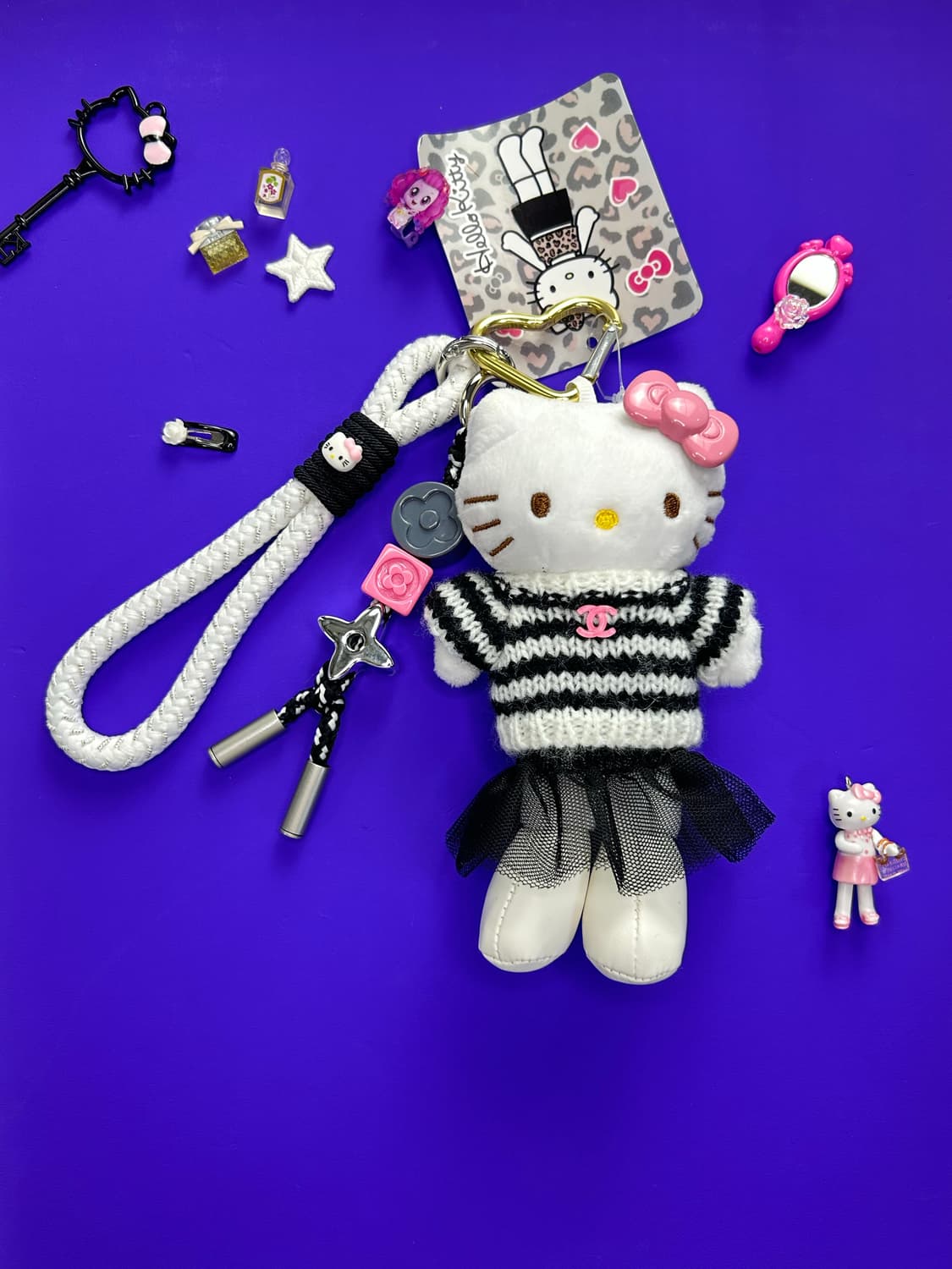 롱다리키티 커스텀키링(16) 상품이미지1