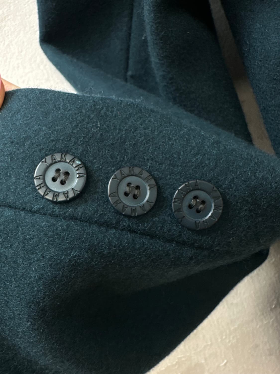 Jpn YAMAHA 야마하 울90 클래식 더블 피코트 자수패치 상품이미지7