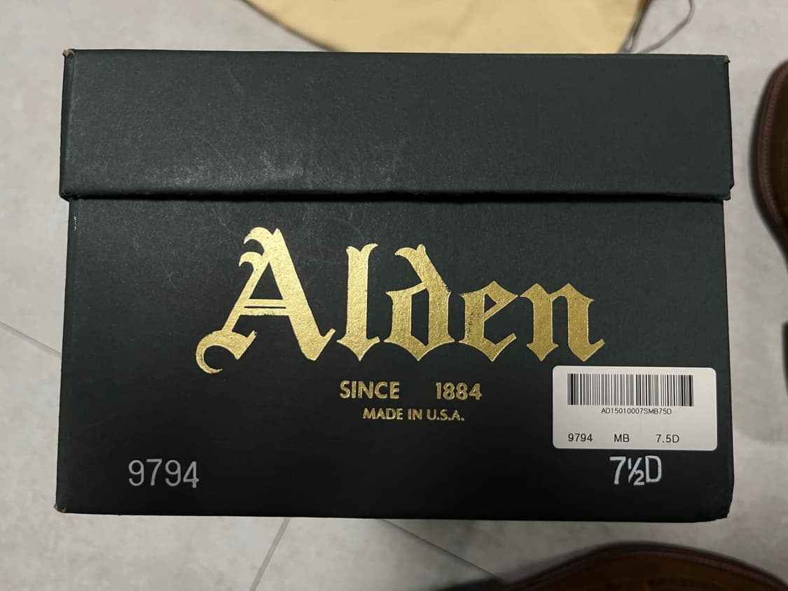 알든 9794 스너프 스웨이드 롱윙 블러처 상품이미지5