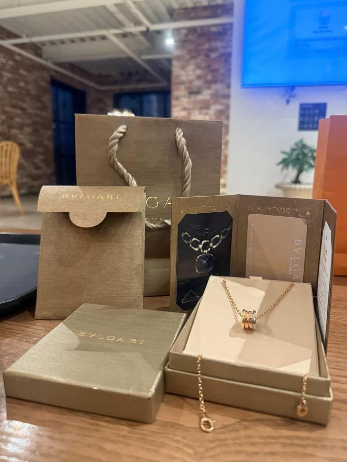 불가리 금목걸이 상품이미지1