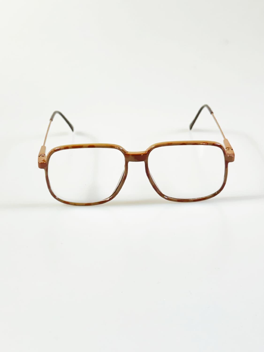 80s ALAN 브라운 뿔테 레트로 스퀘어 빈티지 안경 상품이미지3