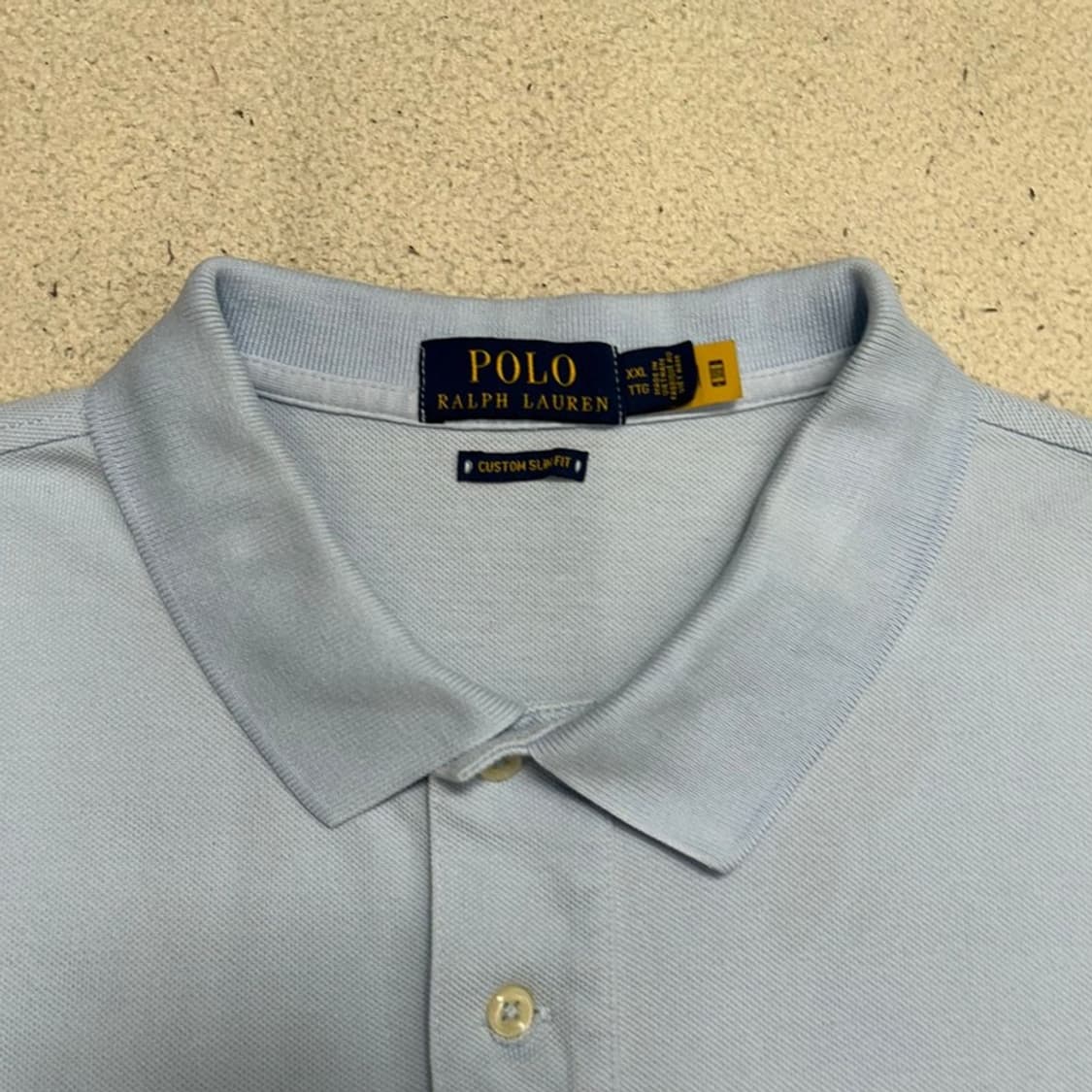 POLO RALPH LAUREN pk 반팔티 스카이 블루 XXL 상품이미지5