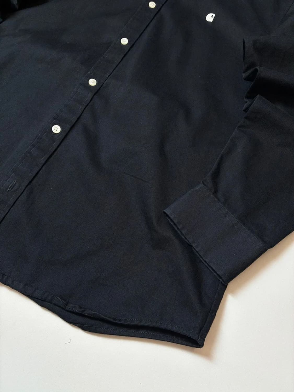 칼하트 WIP 매디슨 코튼 블랙 셔츠 PN9310 상품이미지4